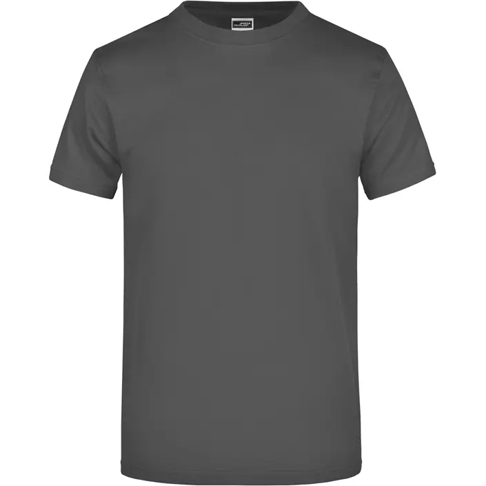 James & Nicholson T-shirt Round-T Heavy, Graphite, large image number 0