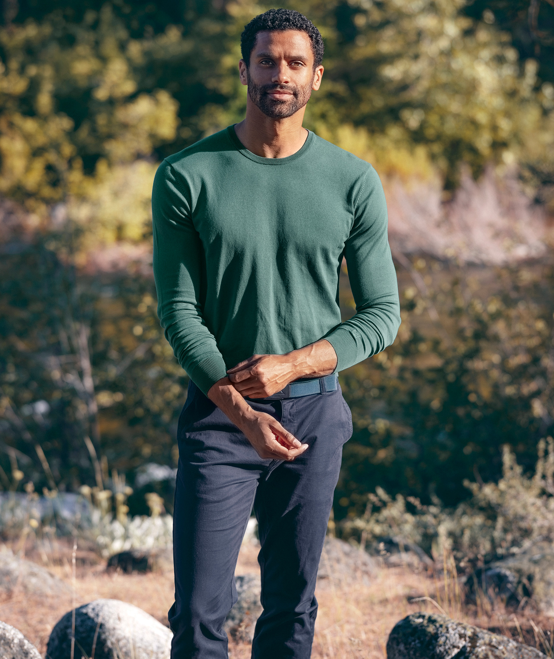 Cutter & Buck Oakville Crewneck, Furugr&oslash;nn