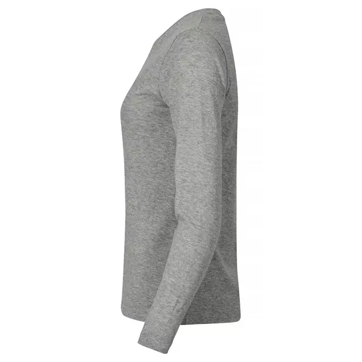 Clique dame Premium Fashion langermet T-skjorte, Grey melange, large image number 2