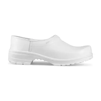 Sika Comfort clogs with heel cover OB, White