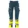 Mascot Accelerate Safe work trousers full stretch, Dark Petroleum/Hi-Vis Yellow, Dark Petroleum/Hi-Vis Yellow, swatch