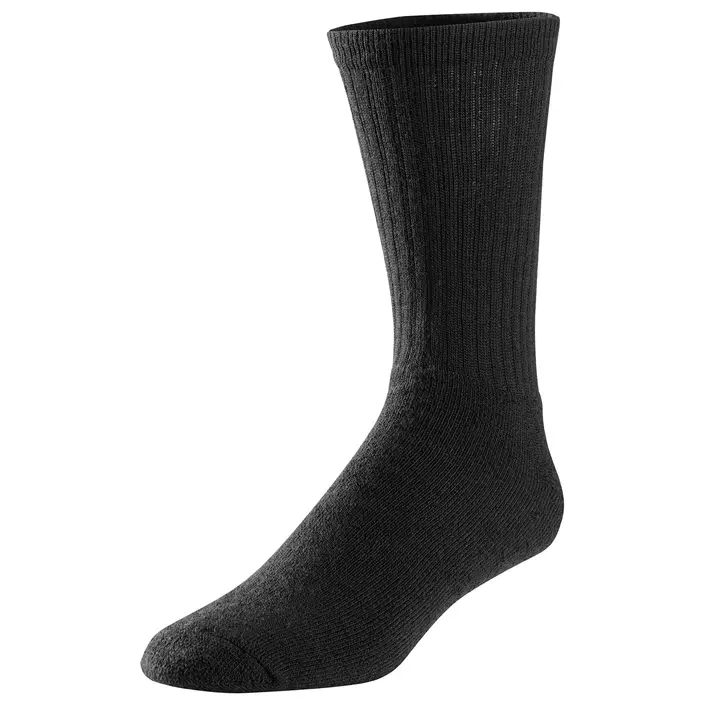 Snickers ProtecWork wool terry socks, Black, large image number 0