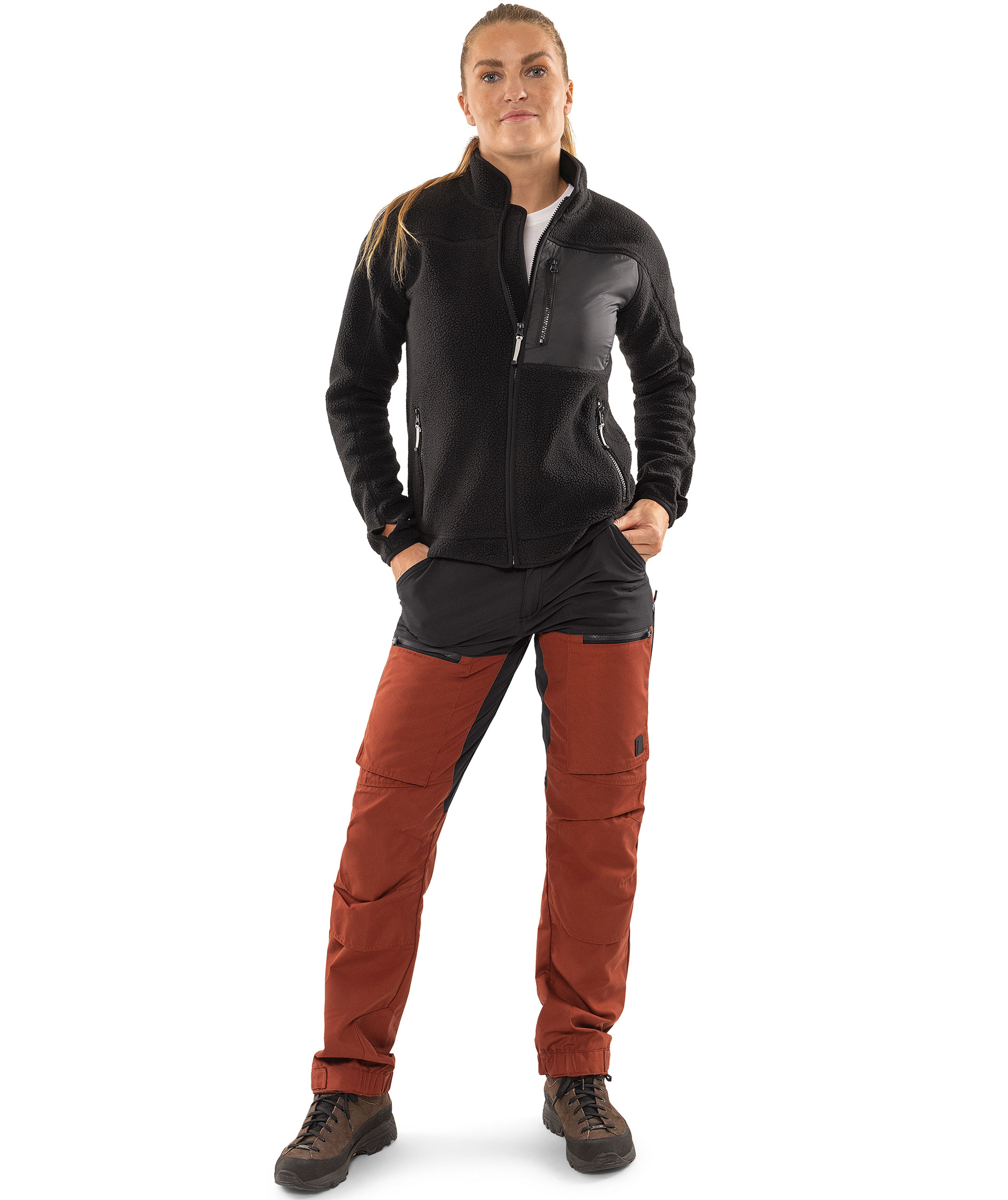 Fristads Argon women's fleece jacket, Black, large image number 1