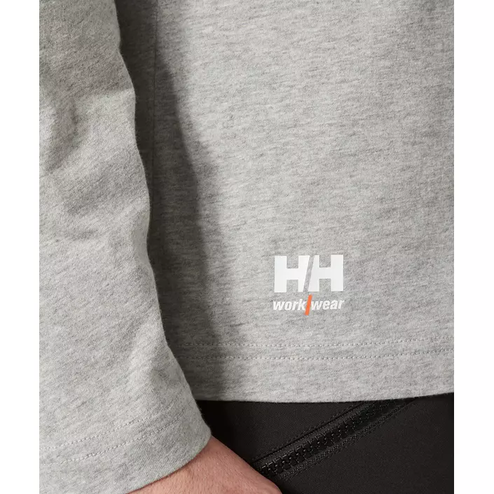 Helly Hansen Classic langærmet T-shirt, Grey melange , large image number 4