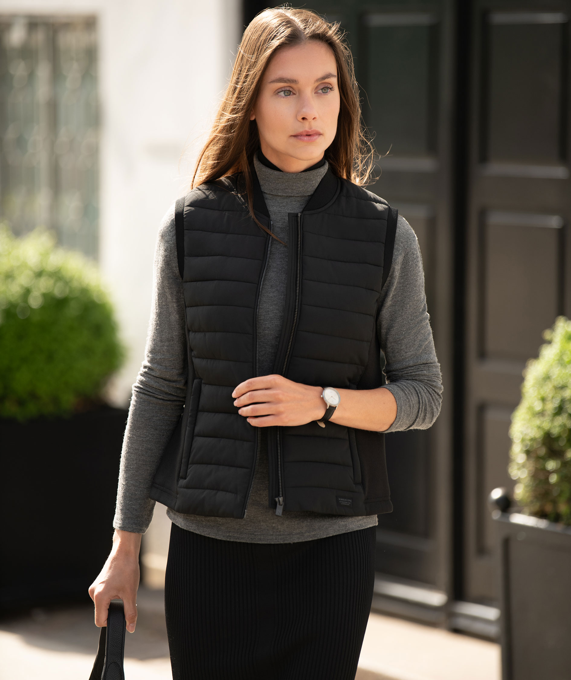 Nimbus Vesper women's quilted vest, Black