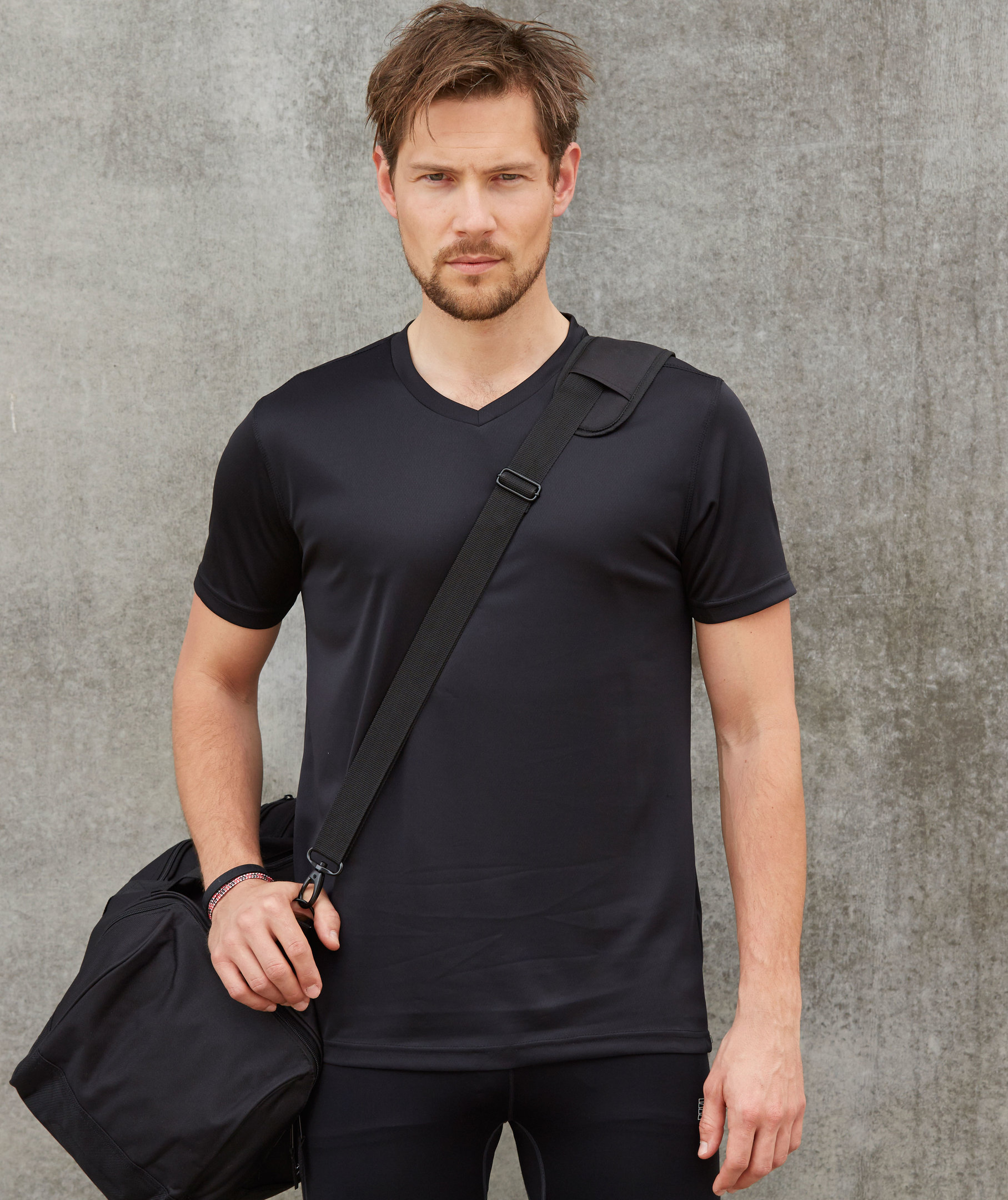 ID Yes Active T-shirt, Black, large image number 4