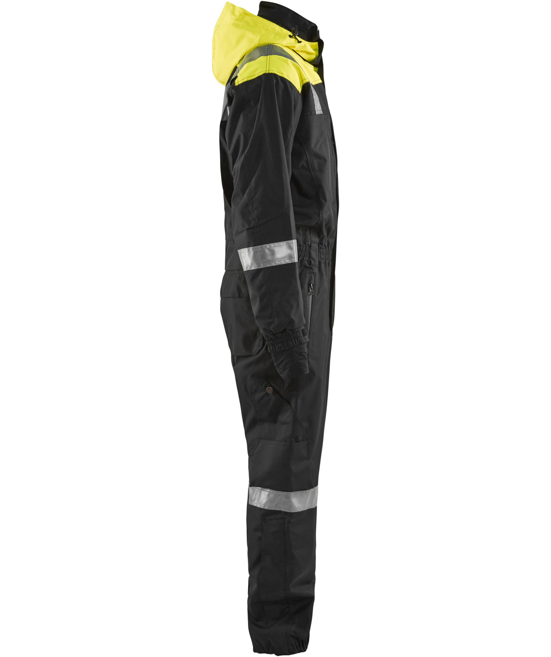 Bl&aring;kl&auml;der shell coveralls, Black/Hi-Vis Yellow, large image number 2