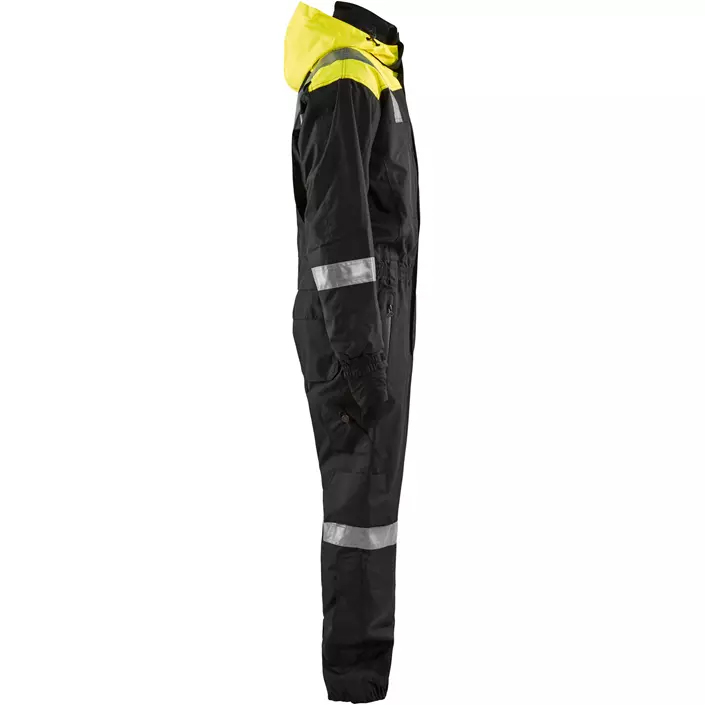 Blåkläder Shell Overall, Schwarz/Hi-Vis Gelb, large image number 2