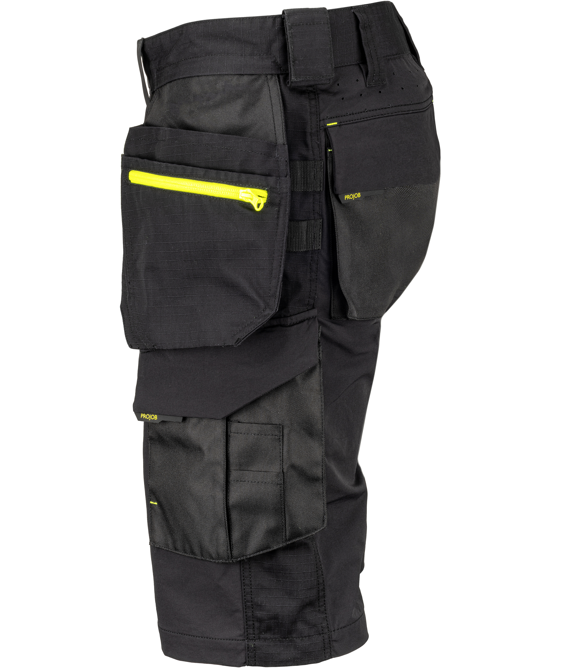 ProJob Handwerkershorts 5562 full stretch, Black, large image number 3
