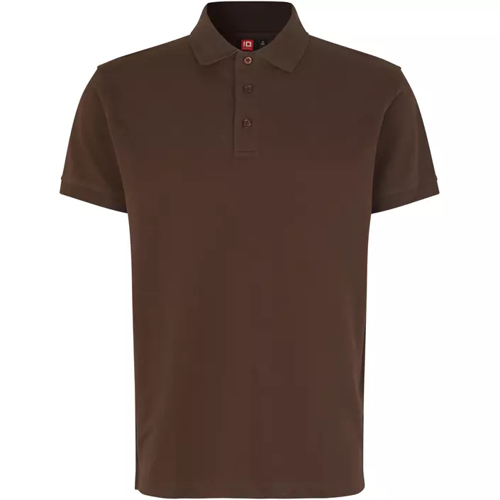 ID Stretch Polo T-shirt, Mocca, large image number 0
