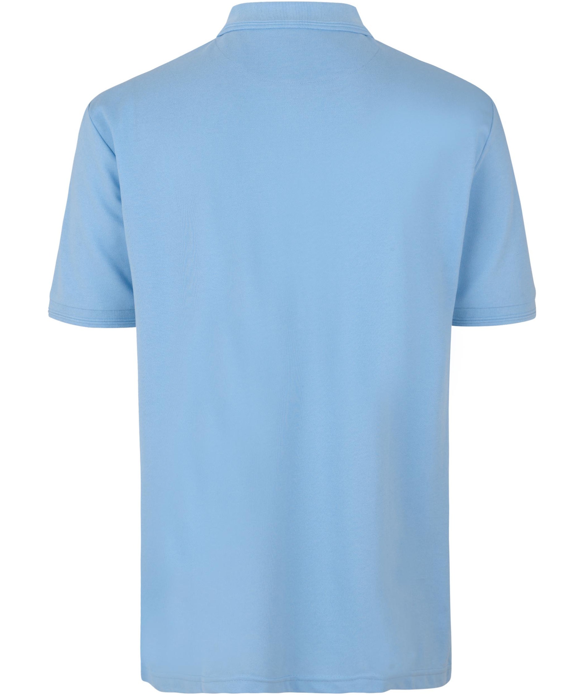 ID PRO Wear Polo T-shirt med trykknapper, Lys Bl&aring;, large image number 1