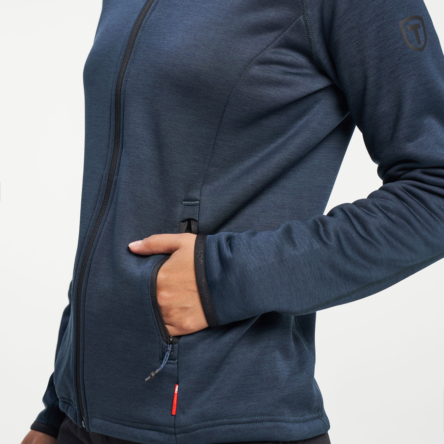 Tenson TXlite womens cardigan, Dark blue, large image number 5