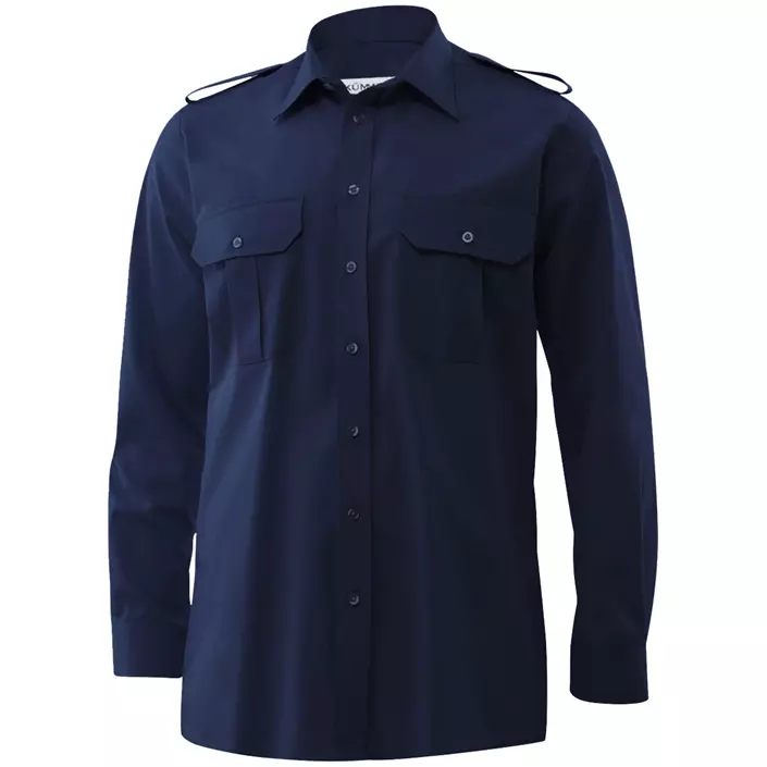 Kümmel Howard Classic Fit Pilotenhemd, Marineblau, large image number 0