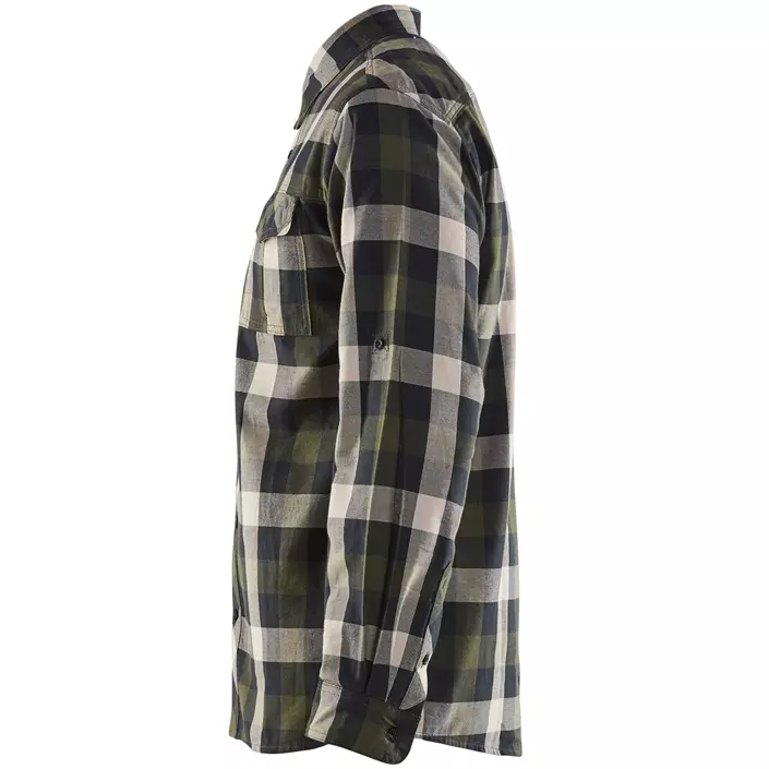 Blåkläder flannel snekkerskjorte, Olivengrønn/Svart, large image number 2