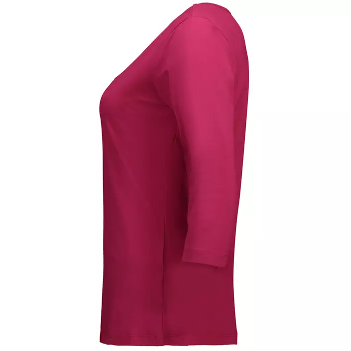 ID 3/4 sleeved women's stretch T-shirt, Cerise, large image number 3