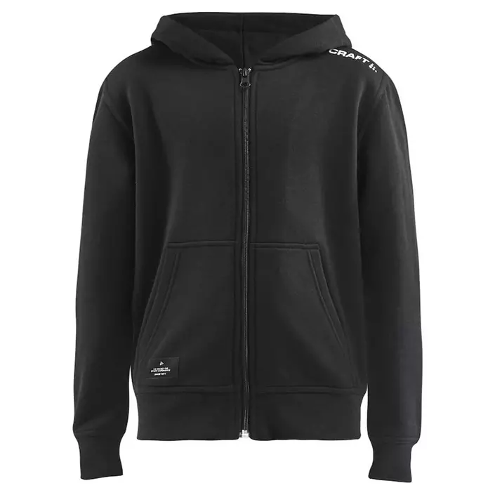 Craft Community FZ hoodie for kids, Black, large image number 0
