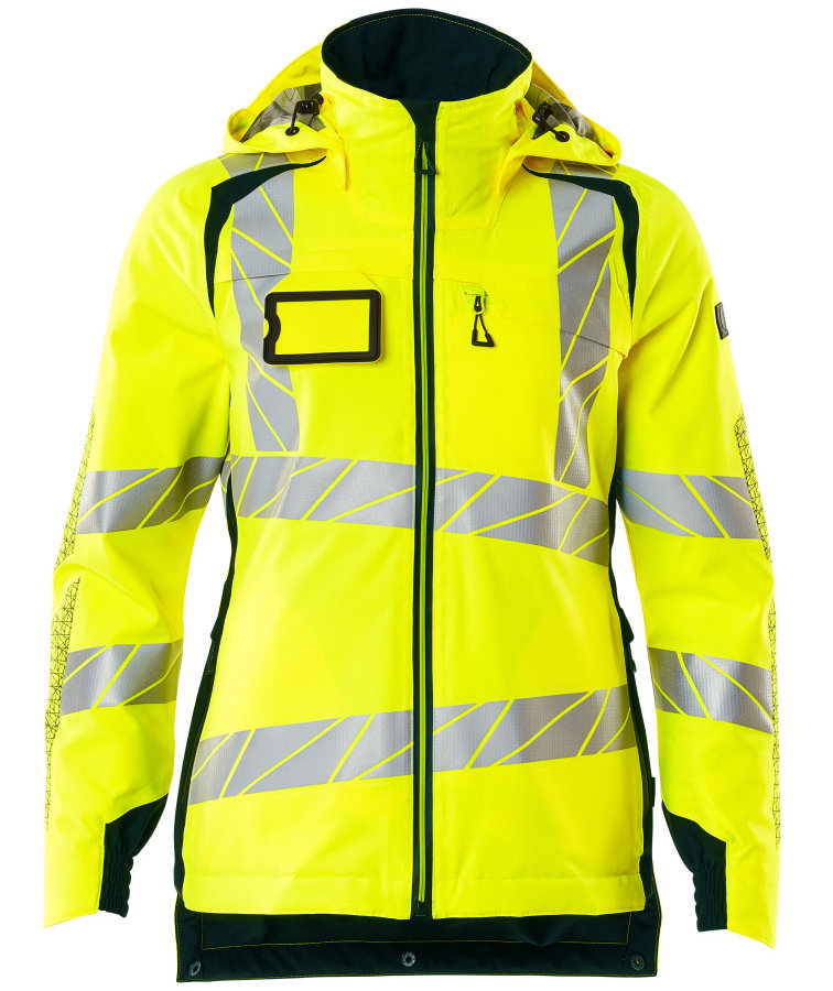 Mascot Accelerate Safe women's winter jacket, Hi-Vis Yellow/Dark Marine
