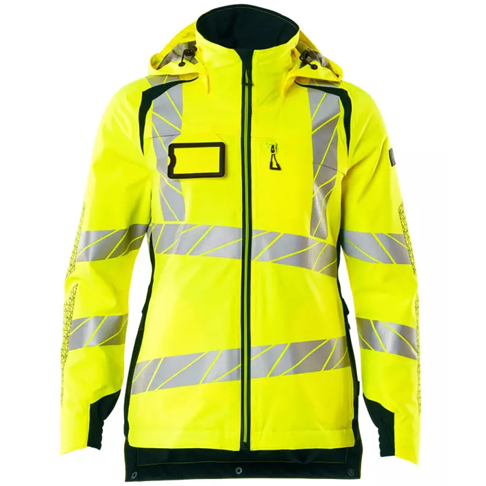 Mascot Accelerate Safe women's winter jacket, Hi-Vis Yellow/Dark Marine, large image number 0
