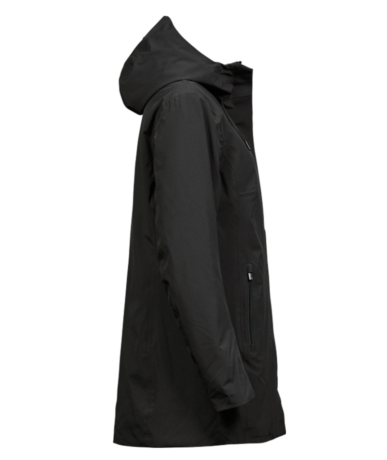 Tee Jays All Weather dam parka jacka, Svart, large image number 2