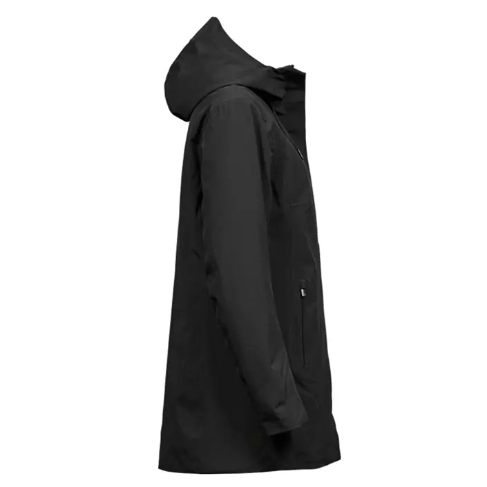 Tee Jays All Weather women's parka jacket, Black, large image number 2