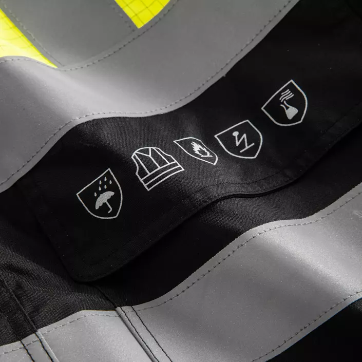 Lyngsøe Multinorm vinterjacka, Varsel Gul/Svart, large image number 3