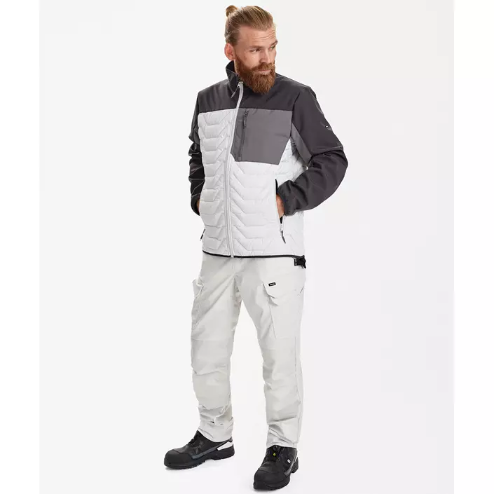 Engel Entire hybridjacka, Bone White/Anthracite Grey, large image number 2