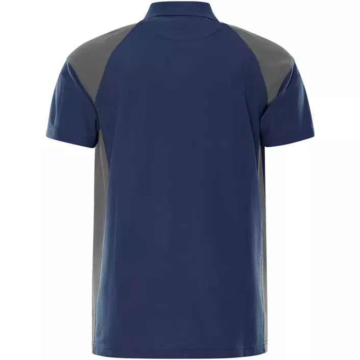 Fristads Heavy polo T-shirt 7047 GPM, Marine/Grå, large image number 1