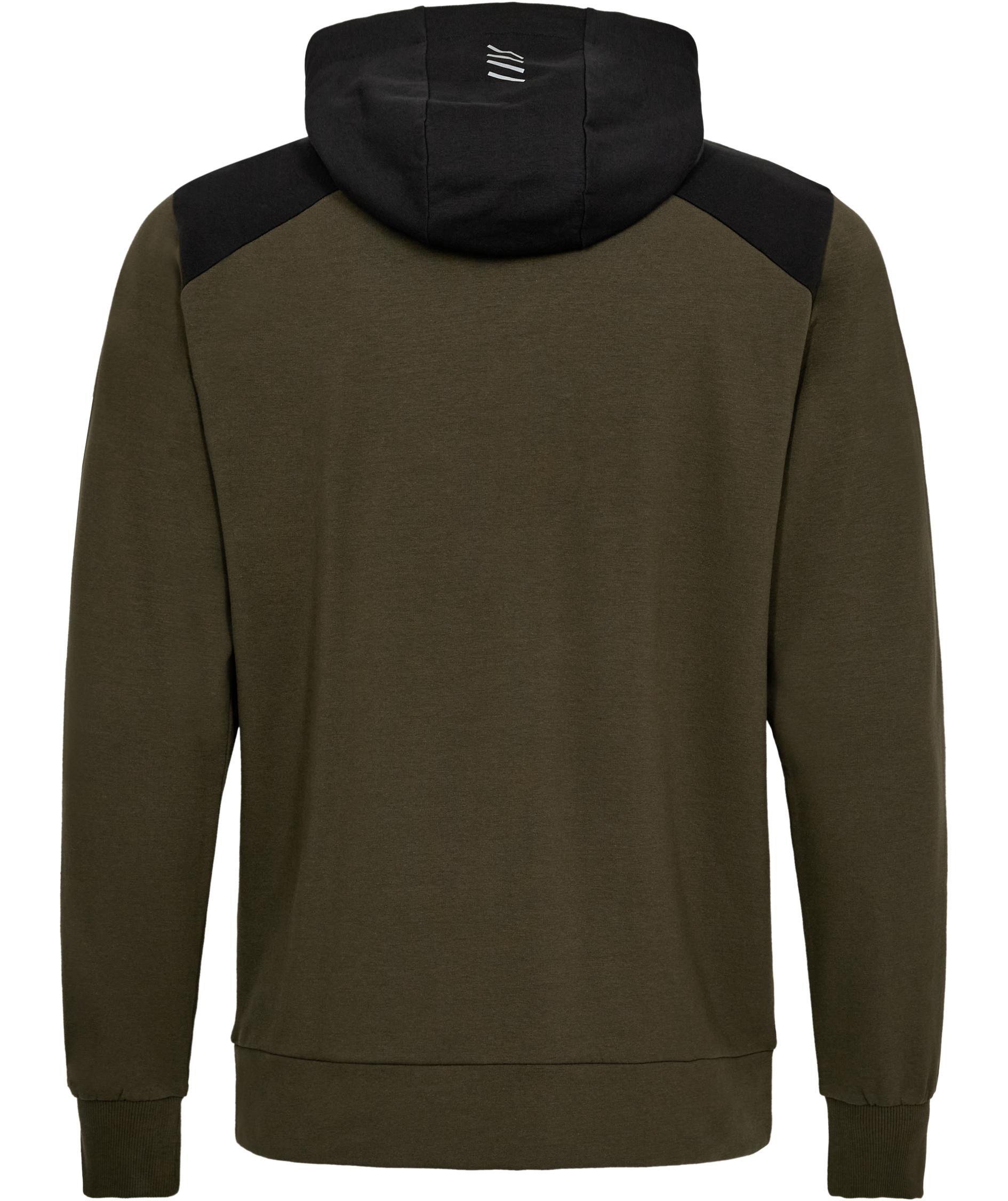 Engel Entire hoodie with zipper, Forest Green/Black, large image number 3