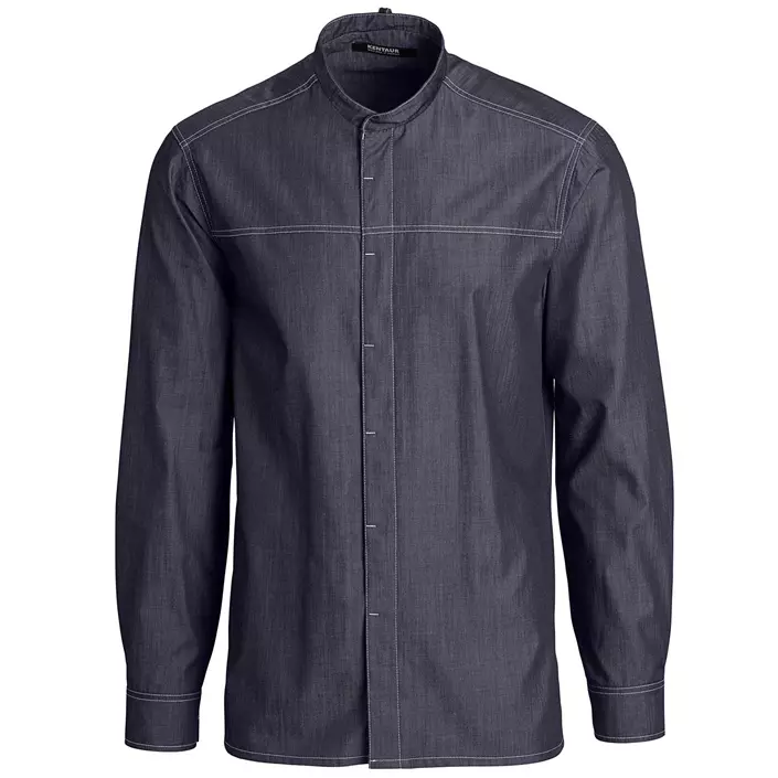Kentaur modern fit chefs-/service shirt, Ocean Blue, large image number 0