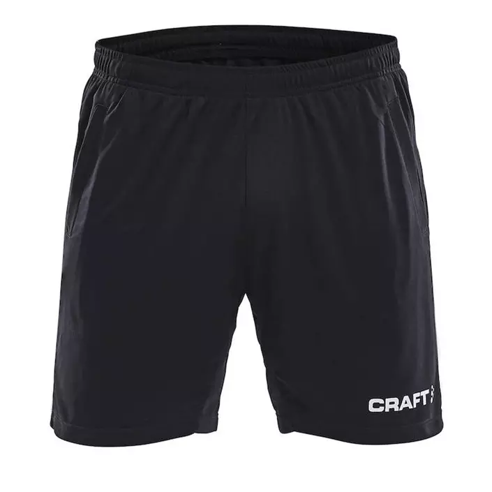 Craft Progress practise shorts, Black/white, large image number 0