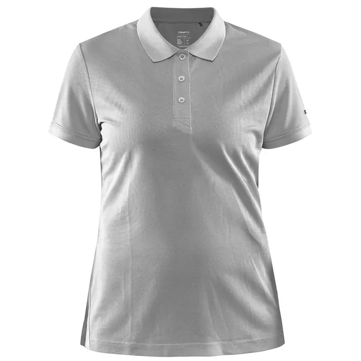 Craft Core Unify dame polo T-skjorte, Grå Melange, large image number 0