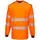 Portwest langermet T-skjorte, Hi-vis Orange/Mørk Marine, Hi-vis Orange/Mørk Marine, swatch