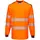 Portwest langærmet T-shirt, Hi-Vis Orange/Mørk Marine, Hi-Vis Orange/Mørk Marine, swatch