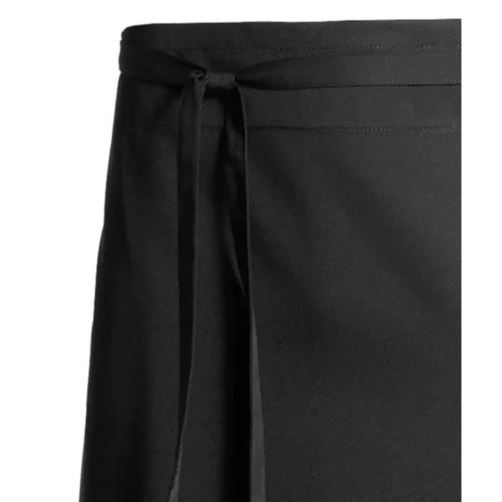 Kentaur apron with pocket opening, Black, Black, large image number 2