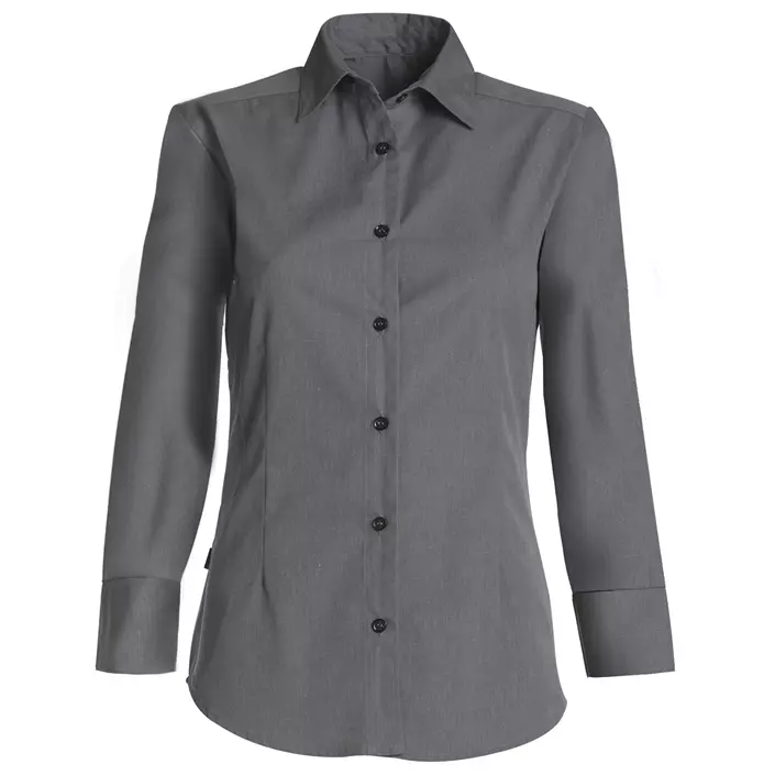 Kentaur modern fit women's shirt, 7/8-length sleeves, Grey Melange, large image number 0