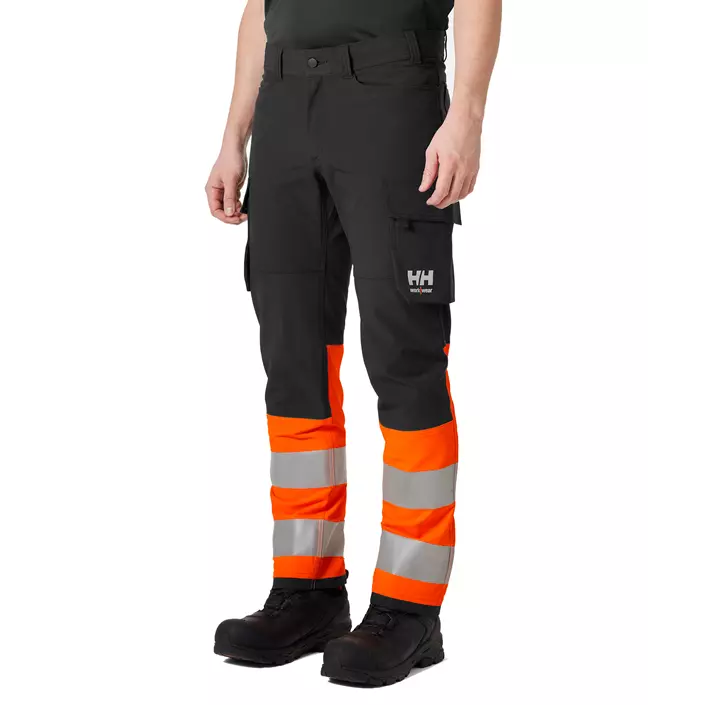 Helly Hansen Alna 4X cargo service trousers full stretch, Hi-vis Orange/Ebony, large image number 1