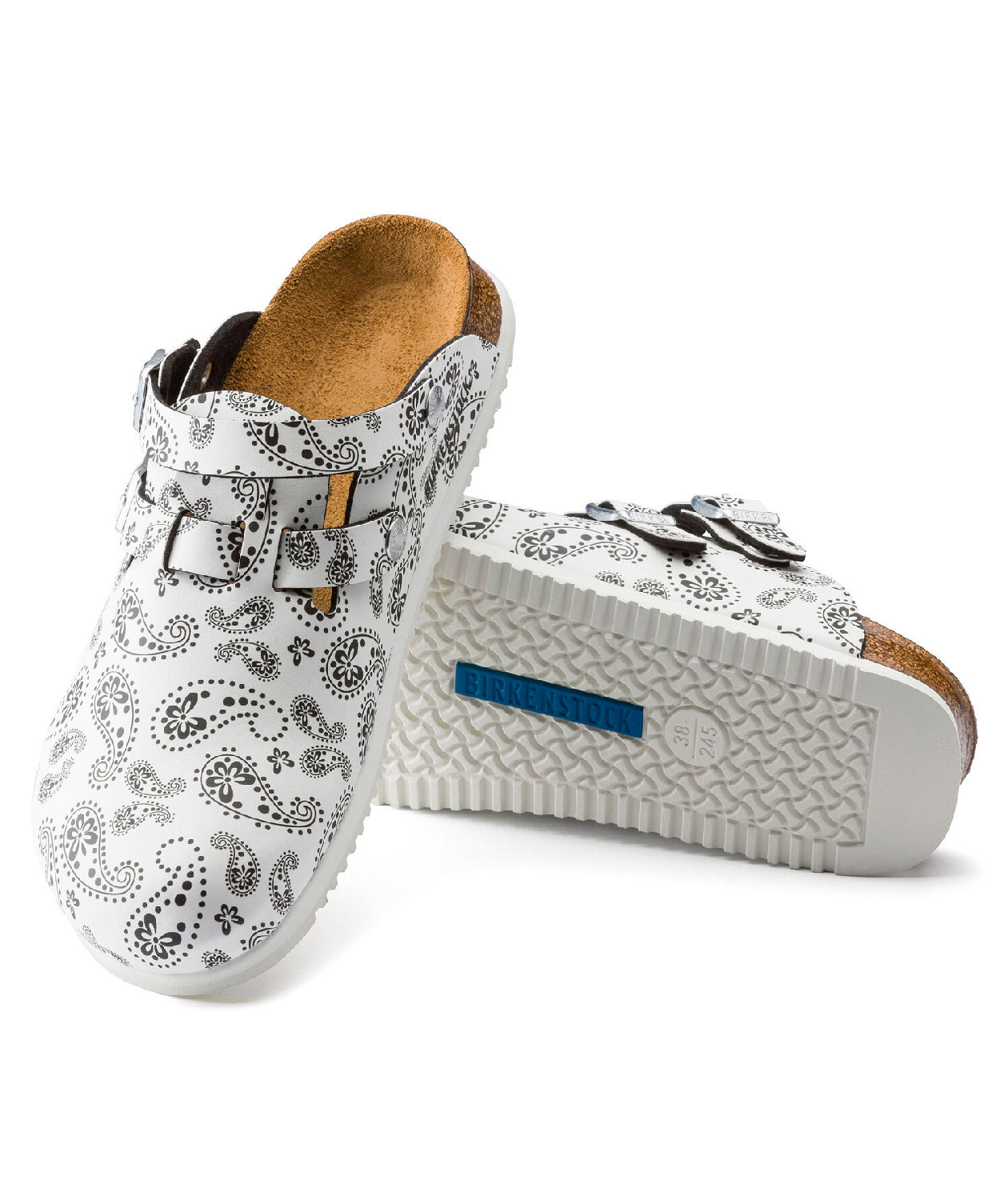 Birkenstock Kay SL Narrow Fit women's sandals, White/Black, large image number 2