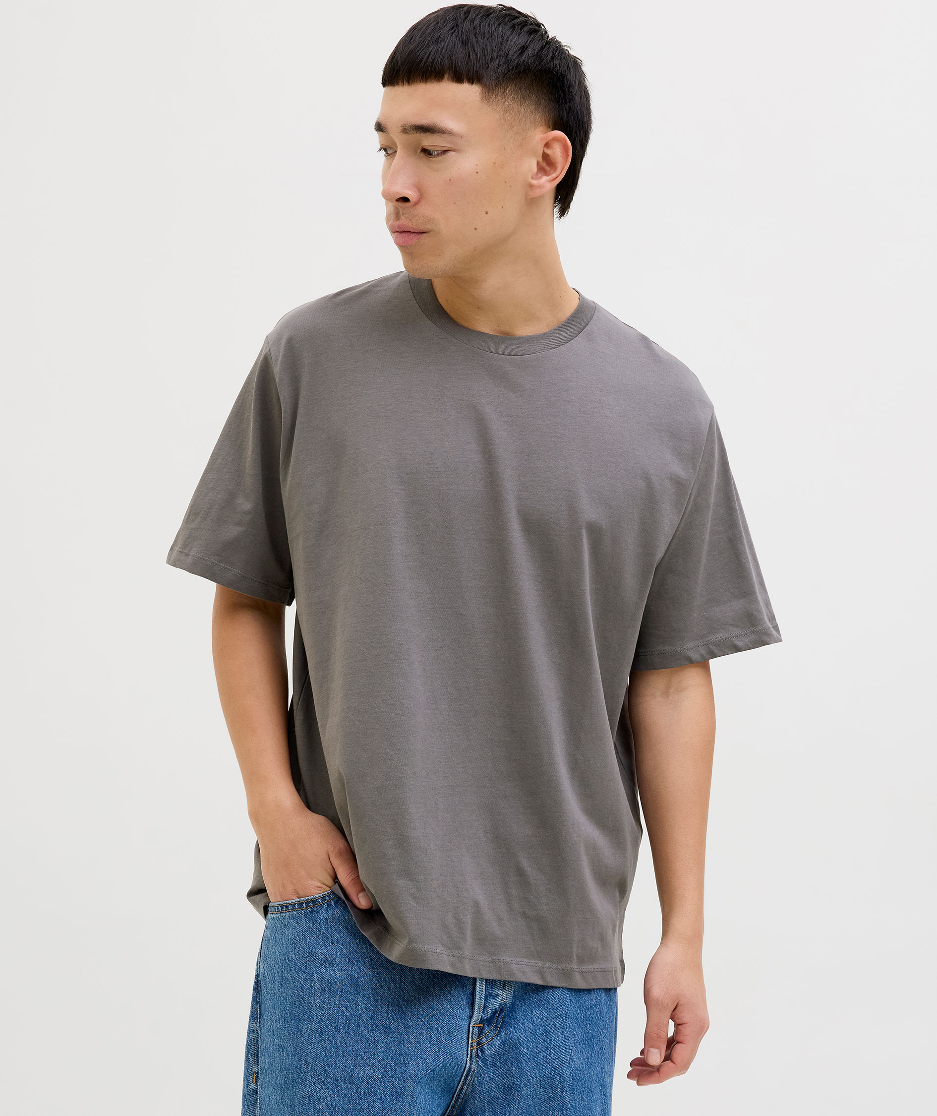 Jack & Jones JJHUGO 5-pack T-shirt, White/black, large image number 7