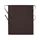Segers 2645 waist apron with pocket, Dark Brown, Dark Brown, swatch