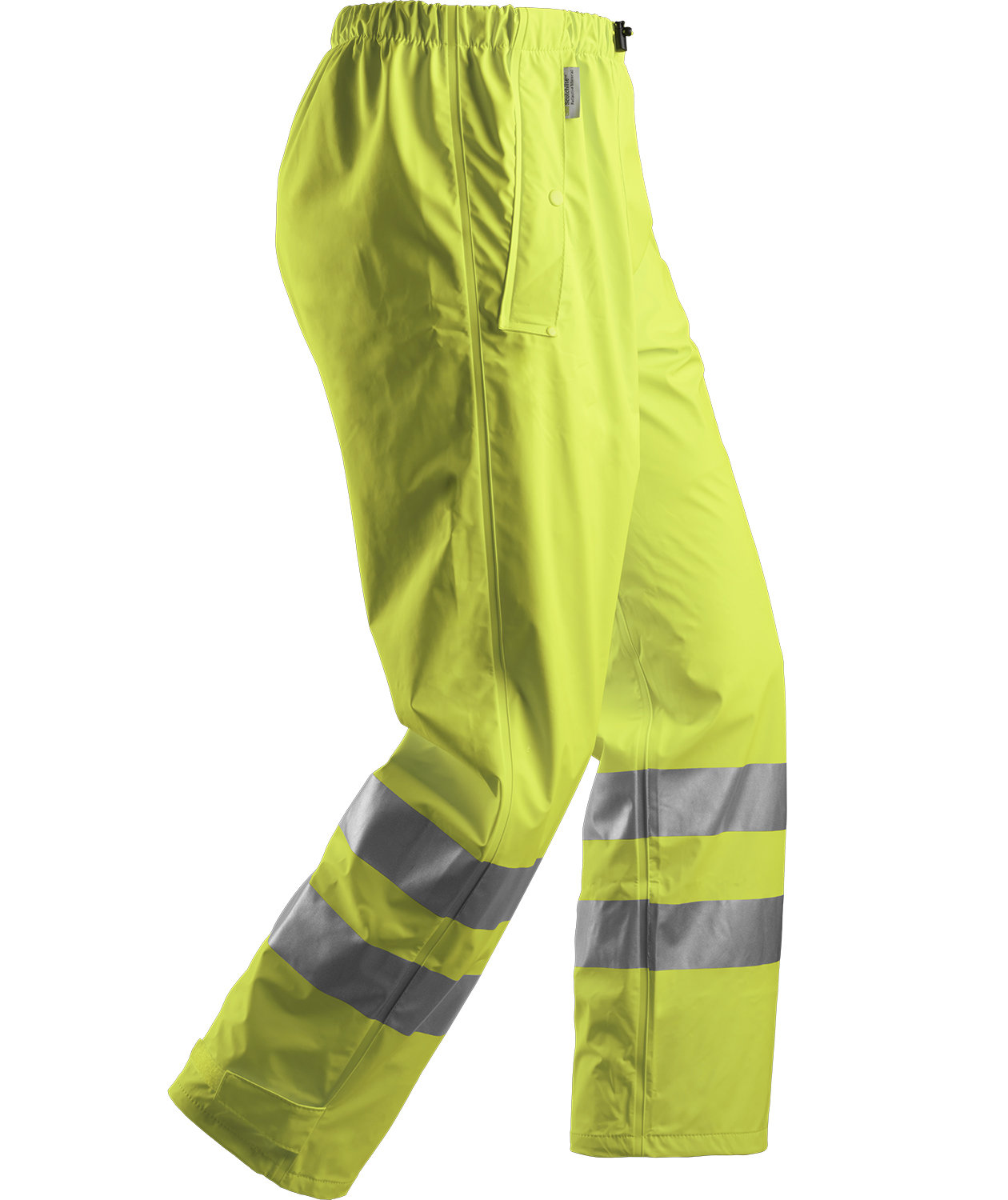 Snickers PU  rain trousers, Yellow, large image number 3