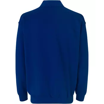 ID Game long-sleeved Polo Sweatshirt, Royal Blue