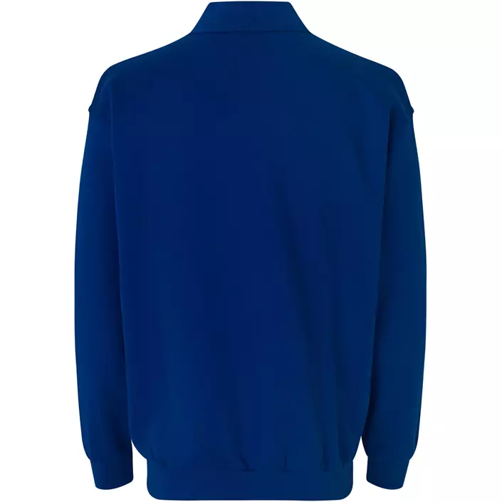 ID Klassisk långärmad Piké sweatshirt, Kungsblå, large image number 1