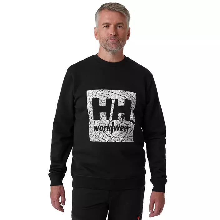 Helly Hansen collegegenser, Svart, large image number 1