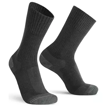 Worik S59 Forte Merino work socks with merino wool, Black