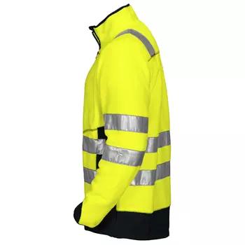 ProJob fleece jacket 6303, Hi-vis Yellow/Black