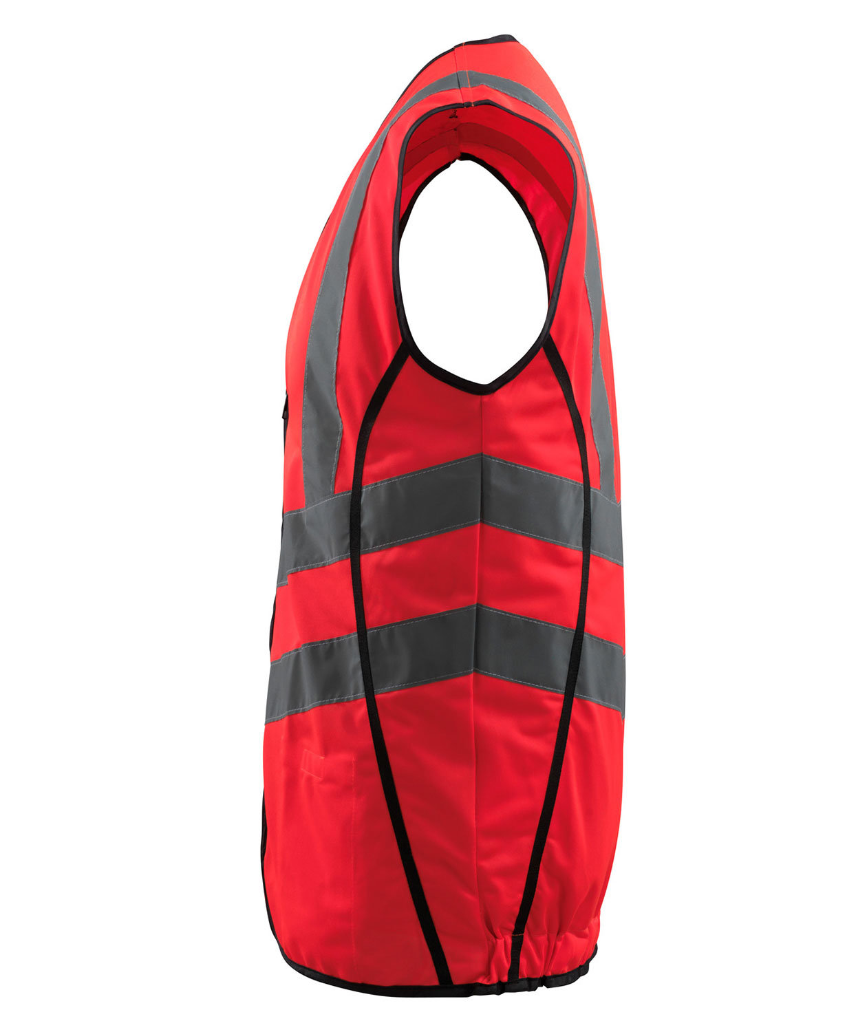 Mascot Safe Supreme Wingate trafikvest, Hi-Vis R&oslash;d, large image number 1