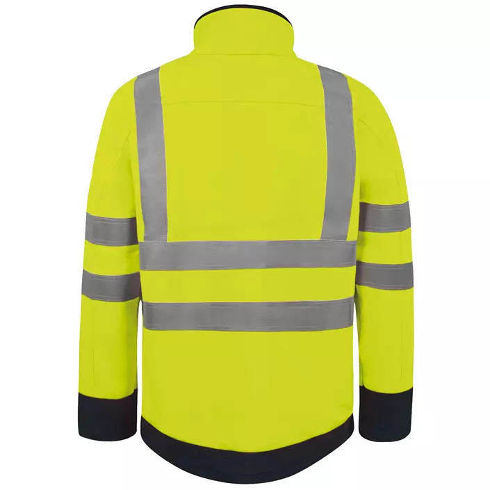 Lyngsøe Multinorm softshelljacka, Varsel gul/marinblå, large image number 1