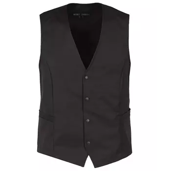 Nybo Workwear Garcon mens server waistcoat, Black