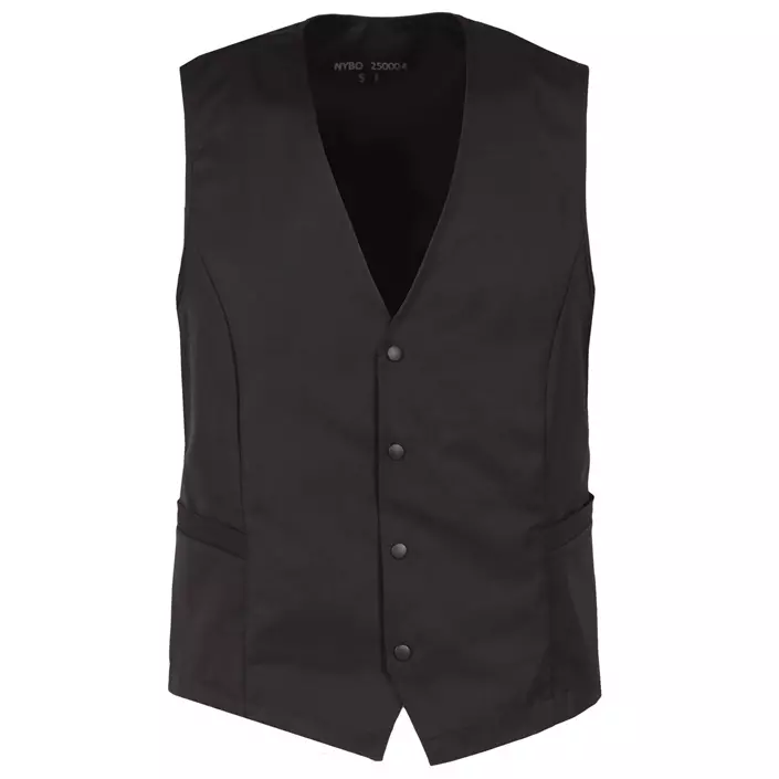 Nybo Workwear Garcon mens server waistcoat, Black, large image number 0