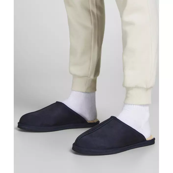 Jack & Jones JFWDUDELY mikrofiber slippers, Navy Blazer, large image number 1